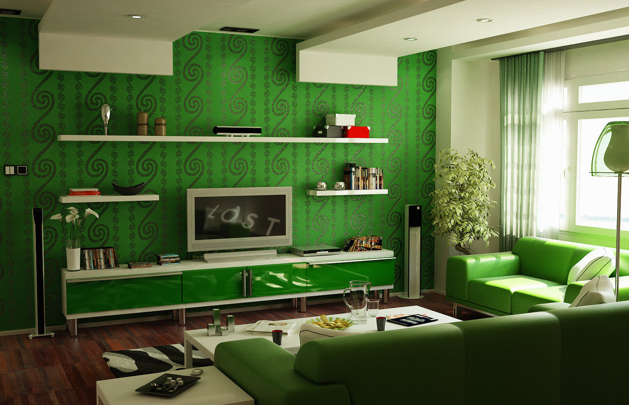  Green  Sofa Style Architecture Interior Design 
